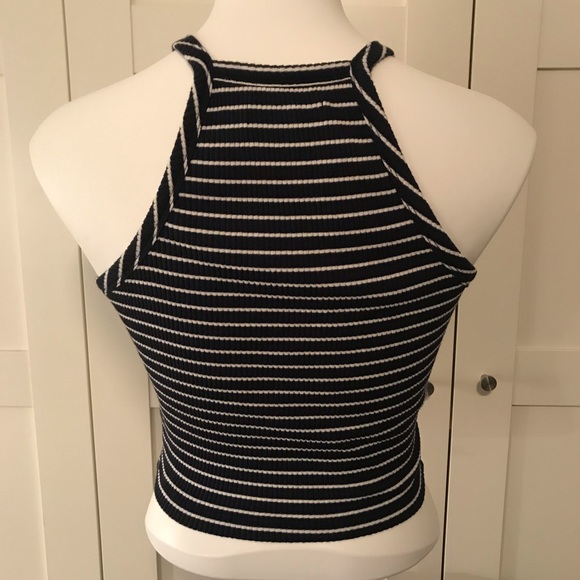 A&F Striped Sweater Tank Top - Picture 2 of 5